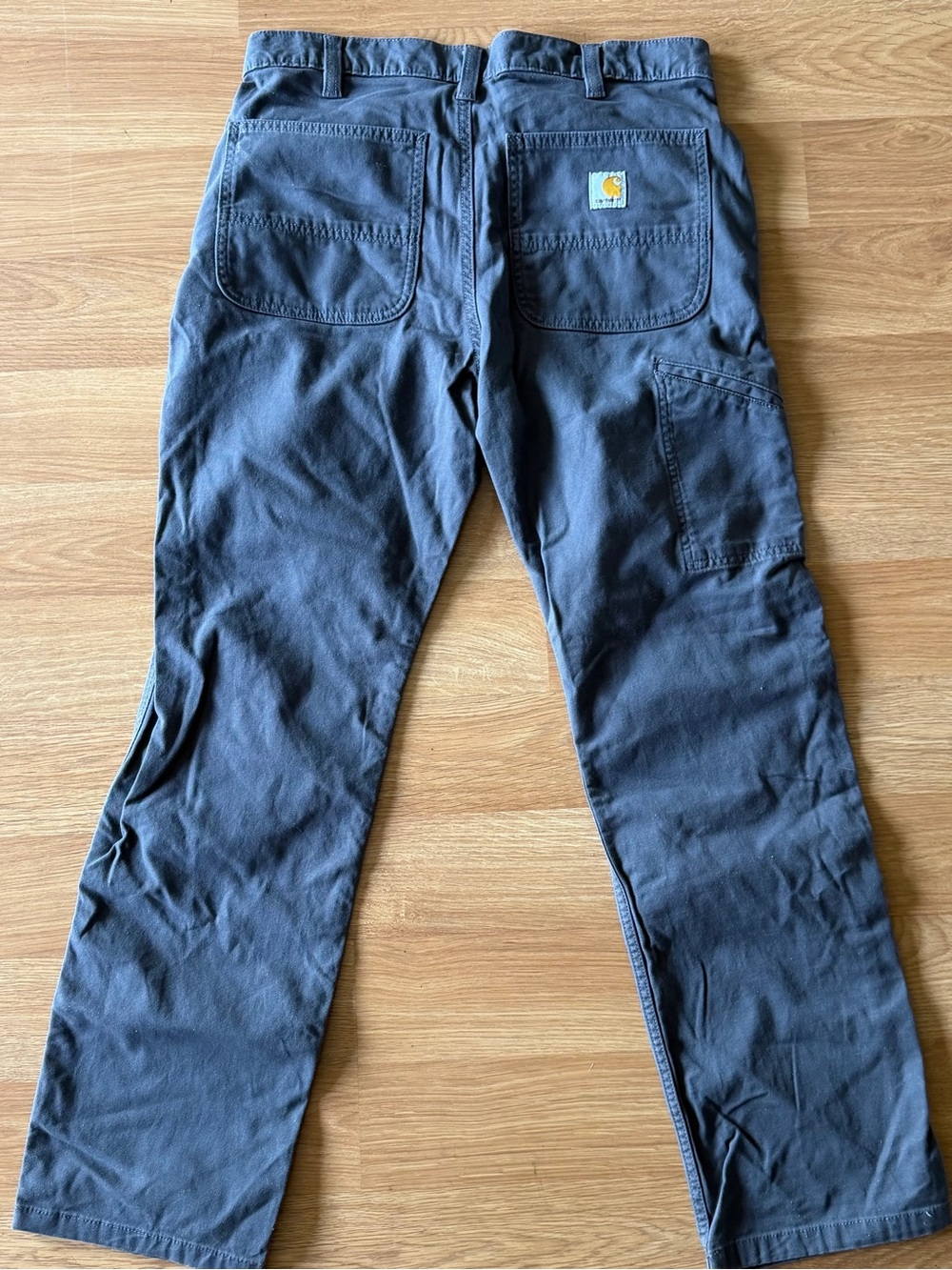 NWOT Carhartt Men's Dark Gray Cargo Work Pants Relaxed Fit BN2291-M Size 33X32